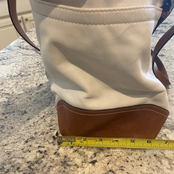 Coach White/Tan Tote Handbag - Picture 10 of 10